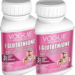 Vogue Wellness L-Glutathione Tablet Helps to Boost Skin Glow and Radiant also Support to Reduce Pigmentation & Dark Spots | Youthful Skin, Healthy Glowing skin Supplement 30X2 Tablets (Pack of 2)-picture-11