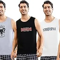 jugular Men Polyester Regular Fit Printed Combo Vest (Pack of 5)-picture-33