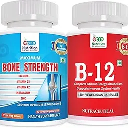 Pronutrition Bone Strength + Vitamin B12 - Pack of 2 Bottles-picture-37
