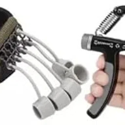 Vihan Marketing Combo Finger Exerciser&Hand Grip Exerciser for Muscle Buildind & Injury Recovery Hand Grip/Fitness Grip-picture-56