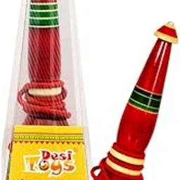 Desi Toys Cup & Ball | Wooden Traditional Toy | Classic Indian Game | Skills Development Game | Fun & Learning | Balancing Games | Portable & Durable | Made in India-picture-55
