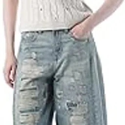 only Women's Cotton Blend Classic Pullover Sweater-picture-15