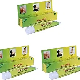 Ayusearch Ayuflam Ointment | Ayurvedic 100% Natural | Muscular Pain Relief Anti Inflammatory With Five Herbs (Pack of 3) 30 Gram Each-picture-55