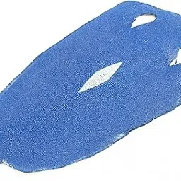 PELGIO Genuine Stingray Skin Leather Hide Pelt Ultramarine Blue (7" x 12")-picture-10