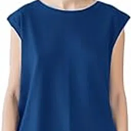 Women Cotton Regular Fit Plain Tank Tops T-Shirts-image-20