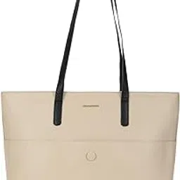 fastrack Power Play Laptop Tote for Women, 14-Inch Laptop Compatible, Made of Faux Leather, Comfortable Shoulder Strap, Inner Access Pockets, Stylish and Functional Everyday Tote Bag image 1