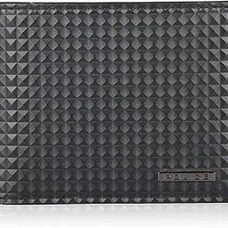 Pyramid Men's Slim Wallet, Leather Purse with 8 Card Slot, 2 Currency Compartment, 2 Slip-in Pockets - Black-image-70