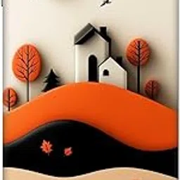 Premium Vinyl Printed Mobile Back Skin Sticker Compatible for Samsung Galaxy M33 (5G) with Easy and Self Installation Kit - (Minimalist Art - 17)-picture-36