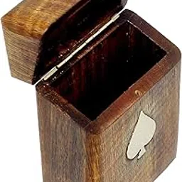 The Mind Challenge Wooden Playing or Poker Card Box-picture-32