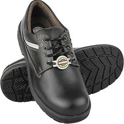 liberty Warrior 9822-01 Safety Shoe for Men, Steel Toe, Light Weight, Genuine Leather, Olive & Red, Sizes 5UK-11UK-picture-35