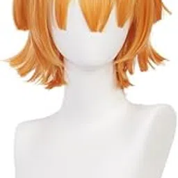 Yamia Agatsuma Zenitsu Cosplay wig for Demon Slayer: Kimetsu no Yaiba Characters Play Cosplay Wigs with Free Wig Cap-picture-23