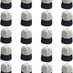 adhyah TrendyUniform Promotional caps in Bulk for Printing Text & Logo with Adjustable Velcro-picture-15