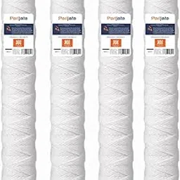 parijata Dhaga/Wound Filter Thread Filter 20 inch x 2.5 inch Dia for Commercial RO 50ltr Water Purifier, Pack of 4 cartridges (Slim Wound (4pc))-picture-35