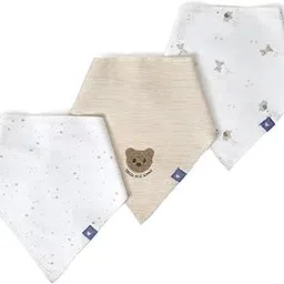 Mi Arcus Feeding, Drool Bibs for Baby Boys, Girls, Newborns, and Toddlers,0-3 Months,Cotton,Gifting/Pack of 3-picture-10