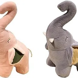 Bnf® 2 Kids Simulation Animal Doll Sofa Cute Stuffed Elephant Toy Decorative Baby | Toys for Baby | Plush Baby Toys-image-2