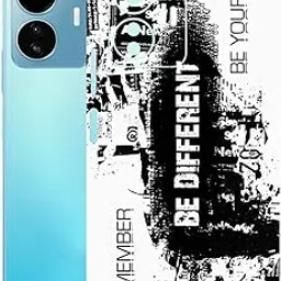 AtOdds Mobile Skin Sticker Wrap | Compatible for VIVO IQOO Z6 LITE (5G)| Scratchproof Matte Finish | Full Coverage for All Sides & Camera Protection (Be Different)-picture-18