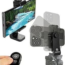 Cell Phone Tripod Adapter - UniMount 360 - Universal Phone Tripod Mount Attachment for Any Size Smartphone - Includes Bonus Bluetooth Shutter Remote-picture-21