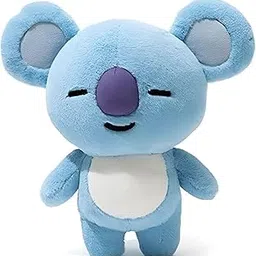 Fun4you Blue Koya Soft Toy for Kids | Cute Plush Stuffed Animal Doll | Huggable & Washable Cuddly Toy for Boys & Girls | Birthday Gift & Nursery Decoration (25 cm)-image-8