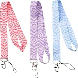 bkbkaak Neck Lanyard for Keys Girls Keychain Strap Lanyard for ID Card Badges Holder Teacher Long Breakaway Lanyards-picture-29