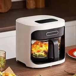 SHIPLORD® Crisp & Healthy Air Fryer Oven: 4.5L Large Capacity Touchscreen Electric Air Fryer with Visual Glass Liner for Oil-Free Cooking-picture-25