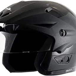 TVS Half Face Helmet for Men and Women, ISI and DOT Certified, Black, Size L-picture-28
