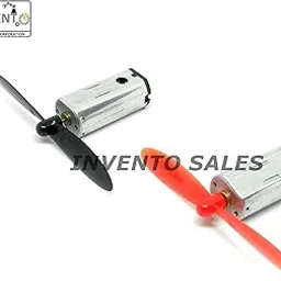 Invento 2PCS N50 3.7V - 7.4V Mini Drone DC Motor 10x12x25mm 21000 RPM + 2Pcs 55m Propeller for Airplane Helicopter Drones Toy Car Robot DIY-picture-34