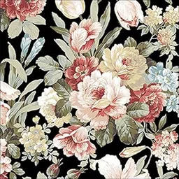 DCAD Decoupage Paper Napkin Tissue - Kate Black (Pack of 20 Same Design, Size 33 cm X 33 cm)-picture-27