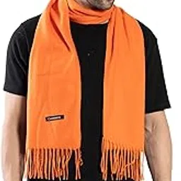 MANRA Mens 100% Acro Wool Soft and Warm Plain Solid Muffler, Scarf for Winter Season-picture-30