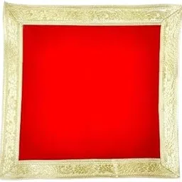 Designer Pooja Aasan/Velvet Prayer Mat (Size 18 x18 Inch)-picture-24