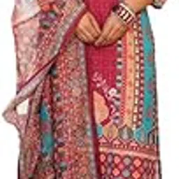 vaamsi Women's Maroon Rayon Printed Straight Kurta Pants With Dupatta Set | Festive Straight Kurta Set For Women | Printed Salwar Suit For Women-picture-33
