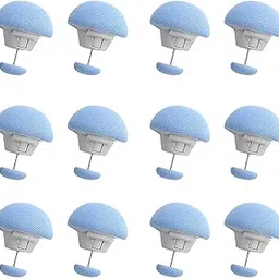 AMENDAS Bed Sheet Clips Sky 12 | Duvet Cover Holding Clips | One-Key Unlock Design | Non-Slip Fixator for Comforter & Quilt | Ideal for Blanket, Bed Sheet, Curtain, Socks, Mattress | Pack of 12-image-75