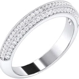 avsar jewellery 14k (585) White Gold Ring for Women-picture-14