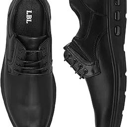 lbl by shoexpress mens - Panelled Derby Shoes With Lace-Up Closure-picture-47