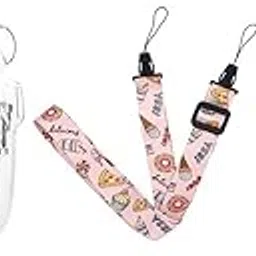STELA Crystal Transparent case Bag Camera Bag Compatible with Fujifilm Instax Mini 11 (Transparent) (Pink Strap)-picture-30