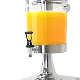 Andrew James Silver Juice Dispenser Beverages Dispenser 8 Liters | Bottom Tab | Juice Dispenser for Home, Hotel - 1 Year Warranty | Commercial For Industrial Use-image-13
