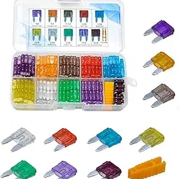 OuYi 145PCS Mini Fuse Assortment Blade Fuses Set for Auto Car Truck Motorcycle SUV-3A 5A 7.5A 10A 15A 20A 25A 30A 35A 40A Add 1 fuse puller-picture-17