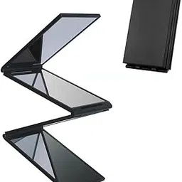 Krispancy 4 Side Foldable Vanity Mirror with Stand, Rectangle Makeup Glass Panel, Folding Dressing Stand |, Compact Travel-Friendly Reflection Accessory, Portable Saving Mirror for Home & Office-picture-17
