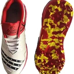 Sportsworld Men, Boys Lordstown Cricket Shoes/Studs Sports Shoes, (Red & White Multicolor), 1 Pair-picture-50