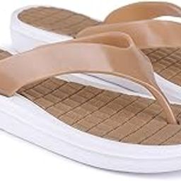drackfoot Women's Comfortable Sandal,Casual Lightweight Sandal for Everyday Wear | Beige Color | Size: 7-EURO-38-picture-10