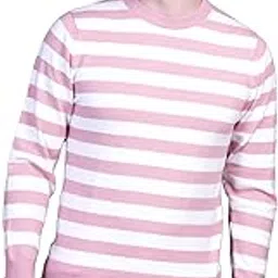dzant Men's Sweater's Winter Wear Round Neck Full Sleeve Striped Woolen Knitted Pullover-picture-14
