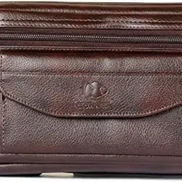 the clownfish Unisex-Adult Multipurpose Travel Pouch Money Cash Pouch Wrist Handbag (Dark Brown, Synthetic)-picture-11