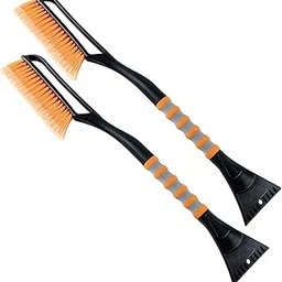 AstroAI 2 Pack 27ââ‚¬Â Snow Brush and Detachable Deluxe Ice Scraper with Ergonomic Foam Grip for Cars (Heavy Duty ABS, PVC Brush)-picture-19
