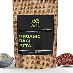Organic Choice Ragi Atta (Finger Millet) 1kg - Gluten-Free Flour For Digestive Health,Diabetes Control & Weight Management - Rich In Protein,Fiber,And Antioxidants-picture-64