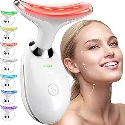 Face Lift Device 7 Color Light Therapy Facial Massager, Red Light Therapy for Face and Neck-picture-51