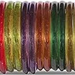 nmii Glass with Simple Or Attractive with Glossy Finished Kada Set For Women and Girls-picture-51