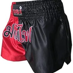 usi universal the unbeatable USI Muay Thai Shorts Sports Shorts Men Muay Thai Shorts Muay Thai Shorts for Men - Adult (XL, Red Black)-picture-35