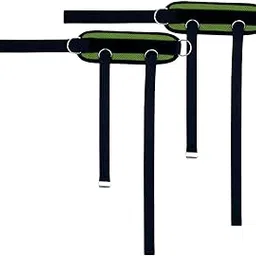 ATORSE Portable Ankle Straps Leg Glute Workouts for Weight Lifting Bodybuilding Gym Green 2pcs-picture-19