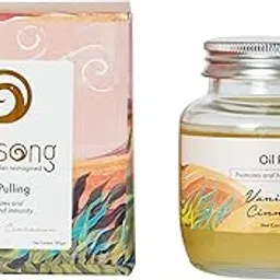 BIRDSONG Oil Pulling Ayurvedic Dental Mouthwash For Healthier Oral Hygiene, Immunity, Detoxification, Bad Breath Whitens Teeth & Freshens Breath – Vanilla & Cinnamon Flavor - Pack of 1, 190 ml-picture-11