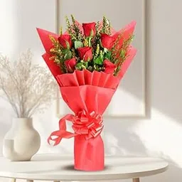 Make any moment unforgettable with the Radiant 6 Red Roses Set – a timeless gift for anniversaries, birthdays, and other special occasions, with same-day delivery-picture-20