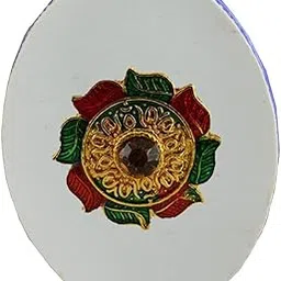 Handmade Fancy Stone stud Work Saree pin Brooch for Women Jewellery Latest Stylish Crystal Unisex Floral Shape Brooch for Women/Girls (sku-bro2655)-image-48